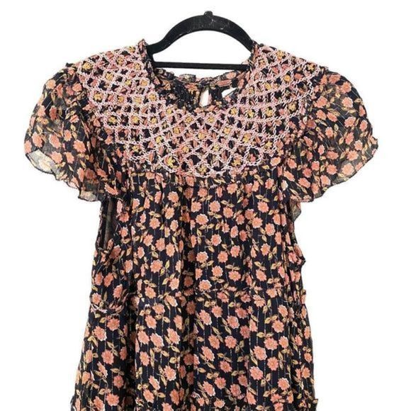 SAYLOR Priti Floral Mini Dress‎ Sz Med - Picture 5 of 6